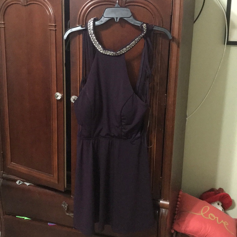 Purple speechless dress